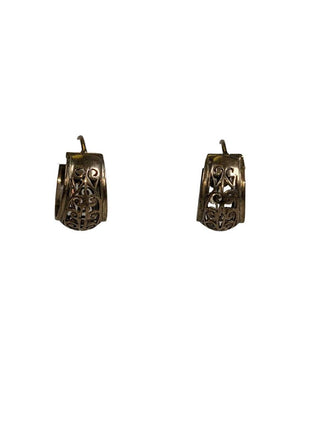 R SS Filigree Hoops
