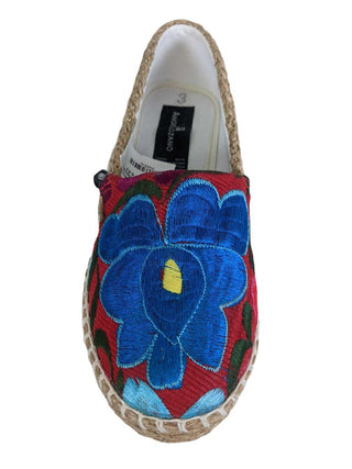 R Embroidered Espadrille
