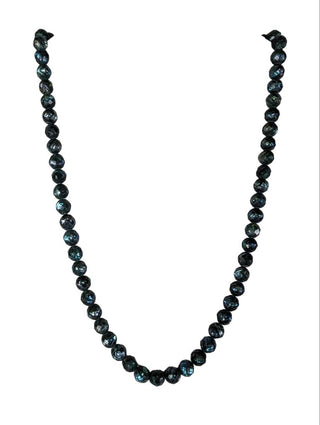 R Faceted Bead Necklace