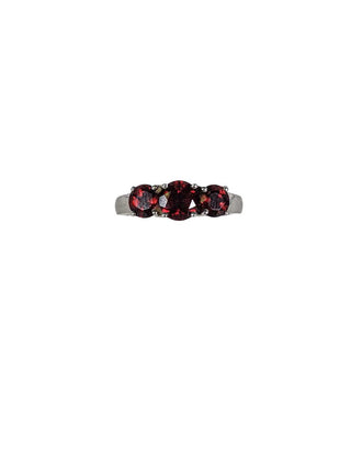 R SS Garnet Ring