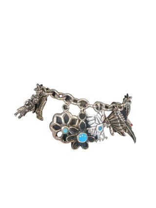 R SS Charm Bracelet c 1950s