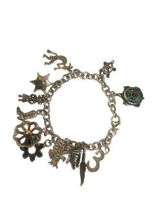 R SS Charm Bracelet c 1950s