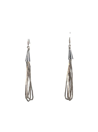 R SS Beaded Dangle Earrings