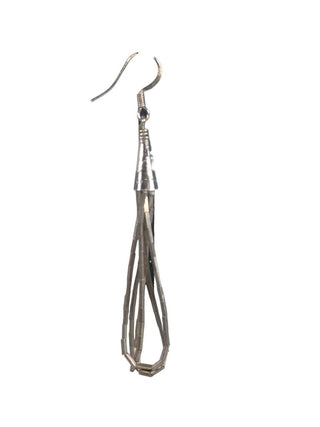 R SS Beaded Dangle Earrings
