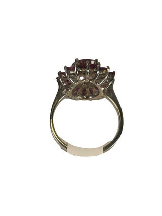 R SS Stone Flower Ring