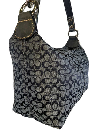 R Fabric Monogram Handbag w/Wallet