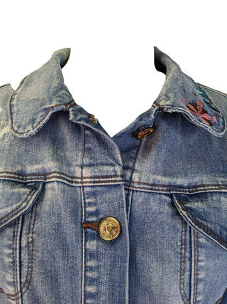 R Denim Jacket w/Embroidery