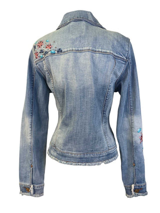 R Denim Jacket w/Embroidery