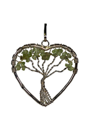 R Tree Of Life Heart Pendant