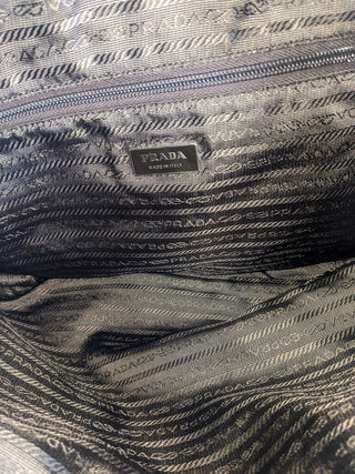 R Nylon Shoulder Bag