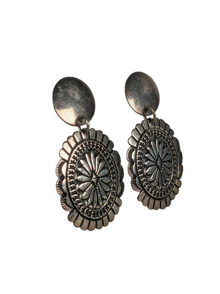 R SS Concho Earrings