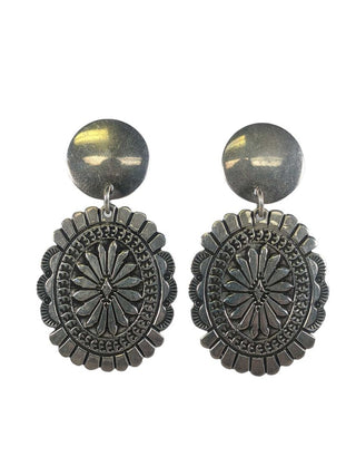 R SS Concho Earrings