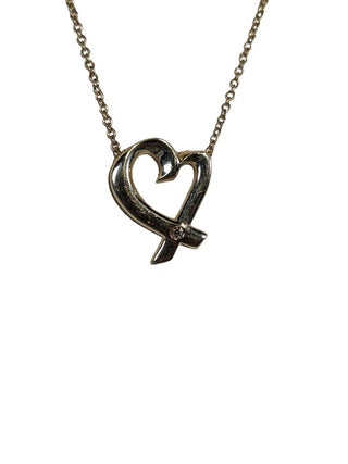 R SS Paloma Picaso Open Heart Necklace w/ Diamond