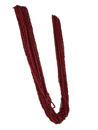 R Multi Strand Beaded Necklace