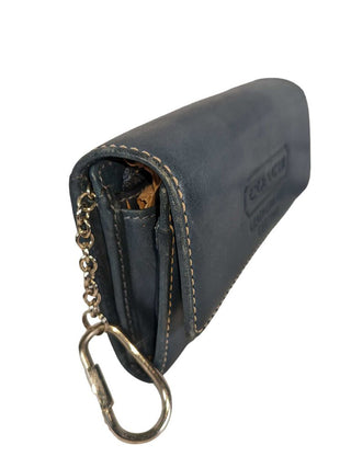 R leather flap