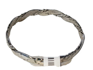 R sterling bangle