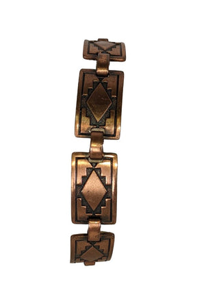 R copper bracelet