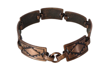 R copper bracelet