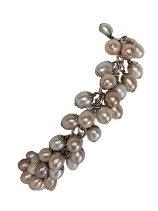 R sterling pearl bracelet