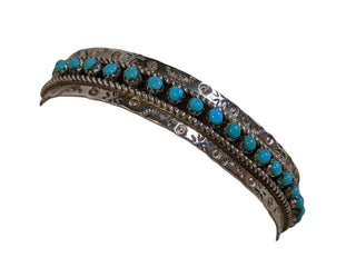 R sterling turquoise cuff