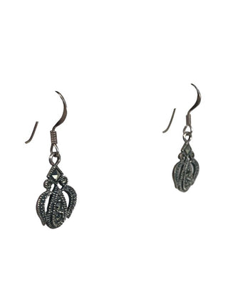 R SS Marcasite Earrings