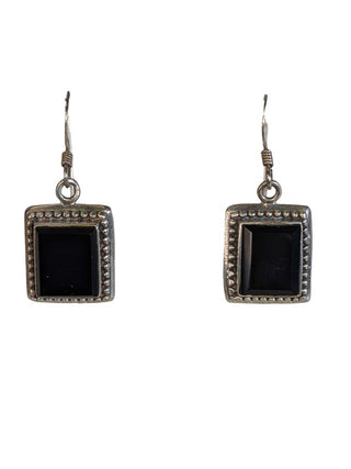 R SS Onyx Earrings