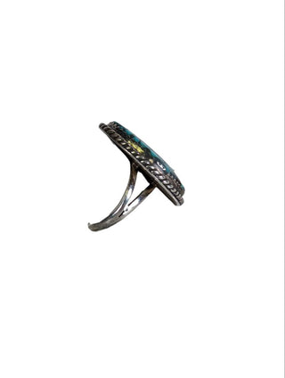 R sterling turquoise ring