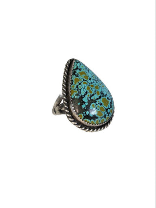 R sterling turquoise ring