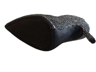 R sequin heel