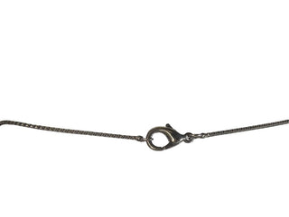 R SS Garnet Cross Necklace