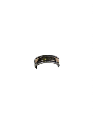 R sterling 14k ring