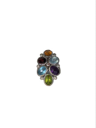 R 14k stone ring