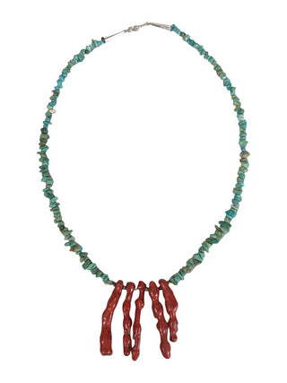 R Stone chip necklace