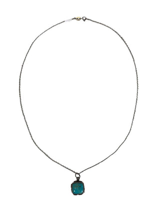 R Sterling multi stone necklace