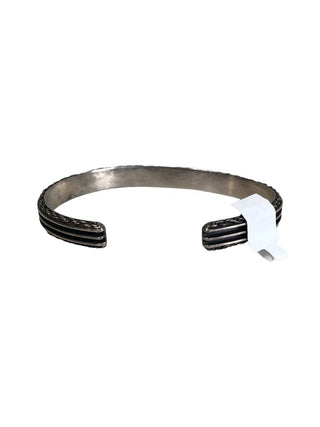 R Sterling cuff bracelet