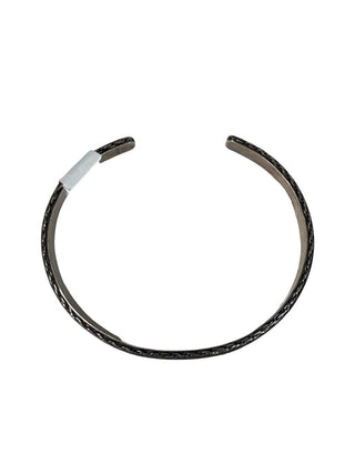 R Sterling cuff bracelet