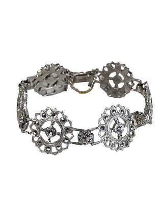 R Sterling filigree bracelet