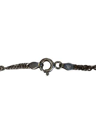 R Sterling anklet