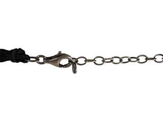 R pearl sterling mixed metal necklace