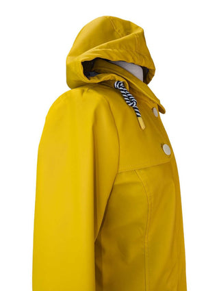 R PU Button Front Coat