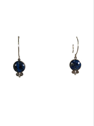 R sterling lapis earrings