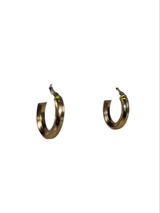 R 14k gold hoop earrings