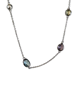 R SS Multi Stone Necklace