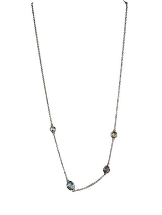 R SS Multi Stone Necklace