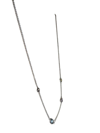 R SS Multi Stone Necklace