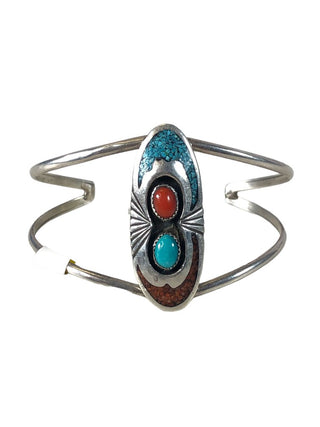 R SS Stone Chip Inlay Cuff