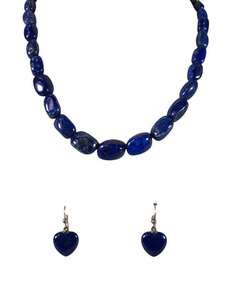 R SS Multi Stone Necklace & Earring Set
