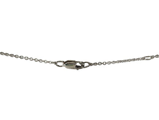 R sterling pendant necklace
