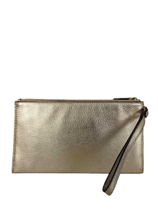 R leather wristlet