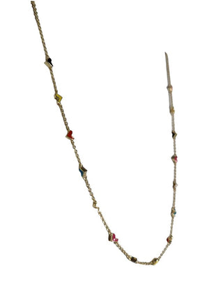 R Costume Multi Heart Necklace